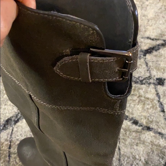 New BP Distressed Gray Below the Knee Boots - Picture 6 of 9